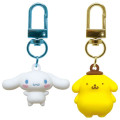 Japan Sanrio Figure Charm Keychain Set - Cinnamoroll & Pompompurin - 1