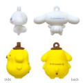 Japan Sanrio Figure Charm Keychain Set - Cinnamoroll & Pompompurin - 2