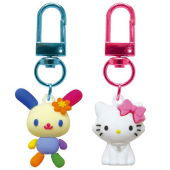 Japan Sanrio Figure Charm Keychain Set - Charmmy Kitty & Usahana