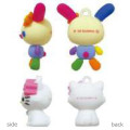 Japan Sanrio Figure Charm Keychain Set - Charmmy Kitty & Usahana - 2
