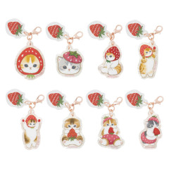 Japan Mofusand Mini Acrylic Charm Box Set - Mofusand Merci Strawberry Fruit Cat