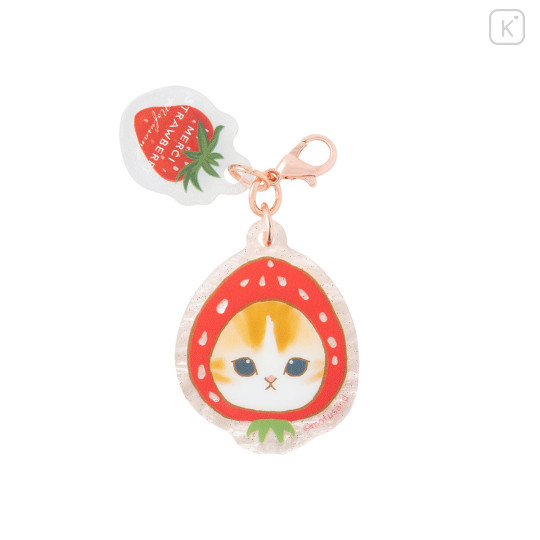 Japan Mofusand Mini Acrylic Charm Box Set - Mofusand Merci Strawberry Fruit Cat - 3