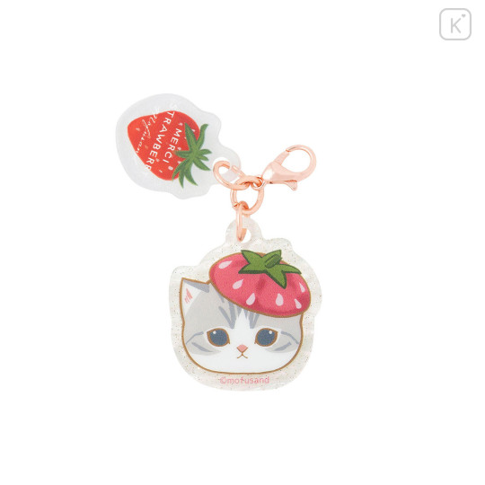 Japan Mofusand Mini Acrylic Charm Box Set - Mofusand Merci Strawberry Fruit Cat - 4