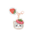 Japan Mofusand Mini Acrylic Charm Box Set - Mofusand Merci Strawberry Fruit Cat - 4