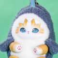 Japan Mofusand Kiramekko Mascot Keychain Box Set - Fluffy Kittens - 3
