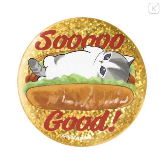 Japan Mofusand Glitter Can Badge Box Set - Mofusand Diner Cat - 7