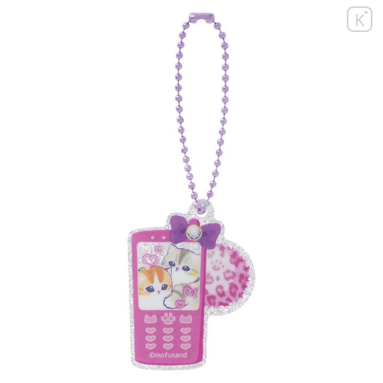 Japan Mofusand Trading Glitter Acrylic Mini Keychain Box Set - Gyaru Girl Nyan Cat - 6