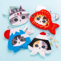 Japan Mofusand Face Pouch Box Set - Japanese Heart Cat - 3