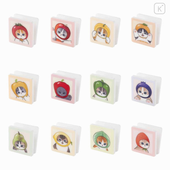 Japan Mofusand Acrylic Clip Box Set - Mofumofu Marche Cat - 1