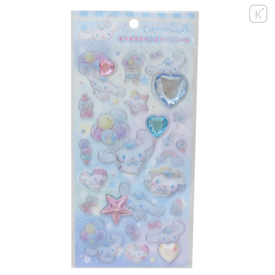 Japan Sanrio Glitter Rhinestone Sticker - Cinnamoroll - 1