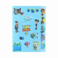 Japan Disney 5 Pockets A4 Clear File - Toy Story 5 Characters Blue - 1