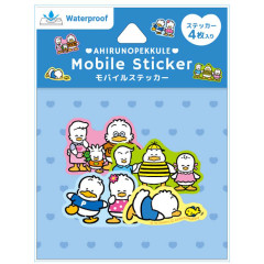 Japan Sanrio Mobile Sticker Pack - Pekkle : Family