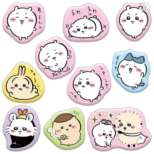 Japan Chiikawa Puffy Sticker - Chiikawa : Marshmallow Style Pink - 2