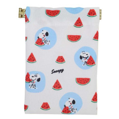 Japan Peanuts Mini Squeeze Pinch Pouch - Snoopy : Summer Watermelon