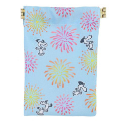 Japan Peanuts Mini Squeeze Pinch Pouch - Snoopy : Summer Firework