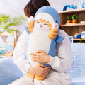 Japan Mofusand Cushion Plush Toy - Board Shark! Long Shark Cat - 2