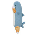 Japan Mofusand Cushion Plush Toy - Board Shark! Long Shark Cat - 4
