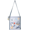 Japan Mofusand Eco Bag in Mini Backpack Pouch - Board Shark! White - 6