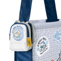 Japan Mofusand Eco Bag in Mini Backpack Pouch - Board Shark! White - 8