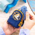 Japan Mofusand Eco Bag in Mini Backpack Pouch - Board Shark! Navy - 2