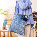 Japan Mofusand Eco Bag in Mini Backpack Pouch - Board Shark! Navy - 3
