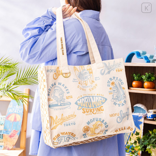 Japan Mofusand Square Tote Bag - Board Shark! - 2