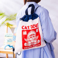 Japan Mofusand Drawstring Backpack - Board Shark! - 2