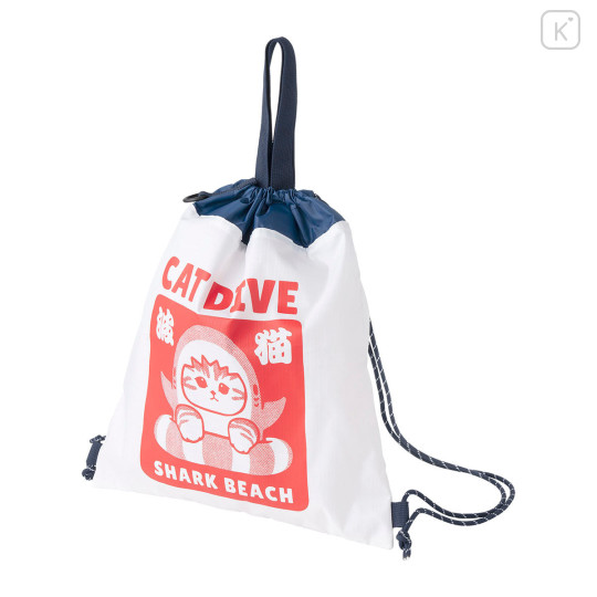 Japan Mofusand Drawstring Backpack - Board Shark! - 5
