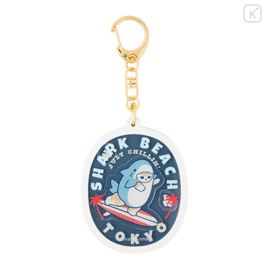 Japan Mofusand Shaka Shaka Acrylic Keychain - Board Shark! Shark Beach - 1