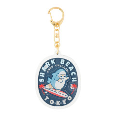 Japan Mofusand Shaka Shaka Acrylic Keychain - Board Shark! Shark Beach