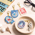 Japan Mofusand Shaka Shaka Acrylic Keychain - Board Shark! Shark Beach - 2