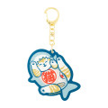 Japan Mofusand Shaka Shaka Acrylic Keychain - Board Shark! Cat - 1