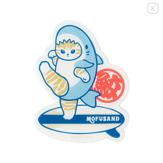 Japan Mofusand Souvenir Magnet - Board Shark! Shark - 1