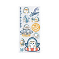 Japan Mofusand Clear Sticker - Board Shark! Gray - 2
