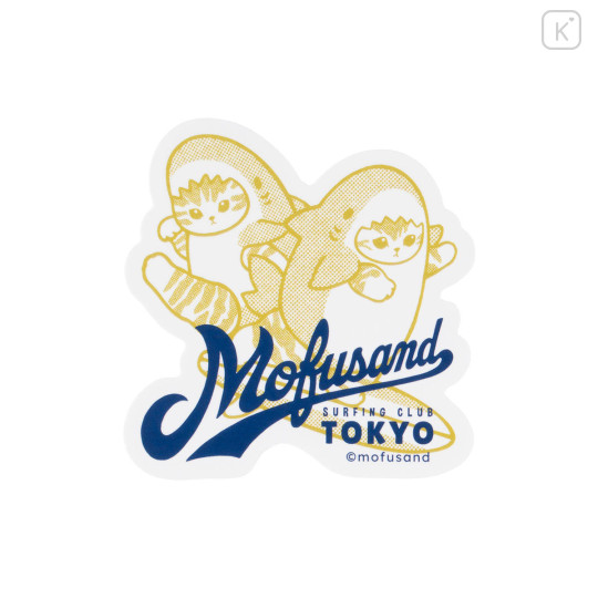 Japan Mofusand Smartphone Sticker - Board Shark! Surfing Club Tokyo - 1