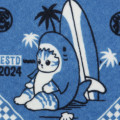 Japan Mofusand Towel Tote Bag - Board Shark! Shark Blue - 6