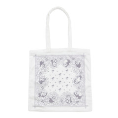 Japan Mofusand Towel Tote Bag - Board Shark! Wave White