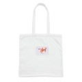 Japan Mofusand Towel Tote Bag - Board Shark! Wave White - 4