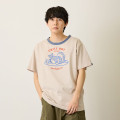 Japan Mofusand T-shirt (M) - Board Shark! Chill Out Mocha - 3