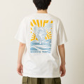 Japan Mofusand T-shirt (L) - Board Shark! Riding Waves White - 8