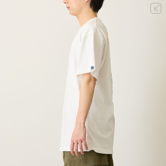 Japan Mofusand T-shirt (XL) - Board Shark! Riding Waves White - 7