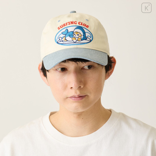 Japan Mofusand Cap - Board Shark! Surfing Club Pale Blue - 3