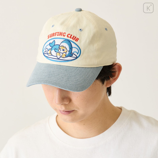 Japan Mofusand Cap - Board Shark! Surfing Club Pale Blue - 4