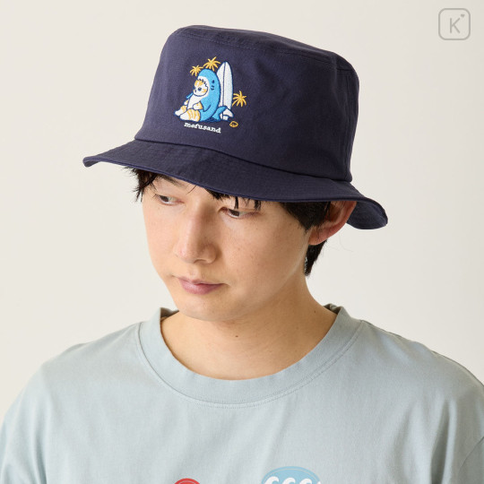 Japan Mofusand Bucket Hat - Board Shark! Surfing Nyan Navy - 3