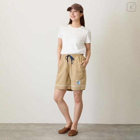 Japan Mofusand Shorts (L) - Board Shark! Trim Sand Beige - 5