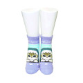 Japan Mofusand Front Ankle Socks - Blue Shark Peeking - 2