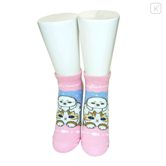 Japan Mofusand Front Ankle Socks - Hammerhead Peeking - 2