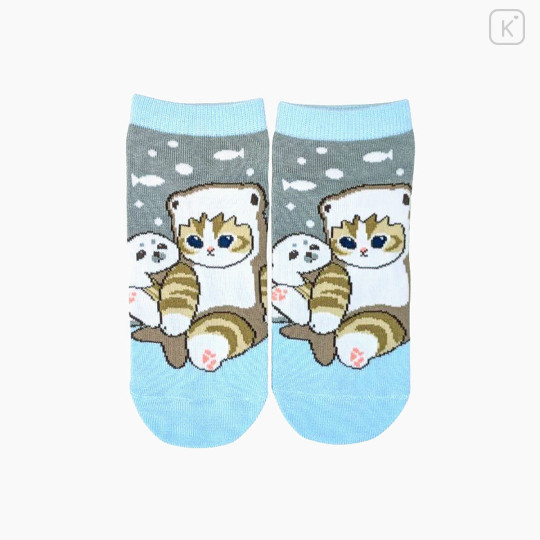 Japan Mofusand Front Ankle Socks - Hammerhead Buddy - 1