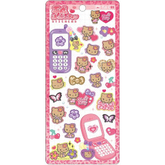 Japan Sanrio Heisei Happy Phone Sticker - Hello Kitty : Leopard