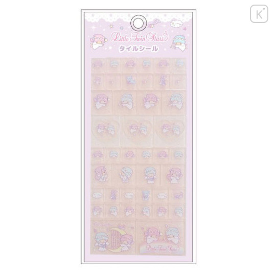 Japan Sanrio Tile Sticker - Little Twin Stars : Angel - 1